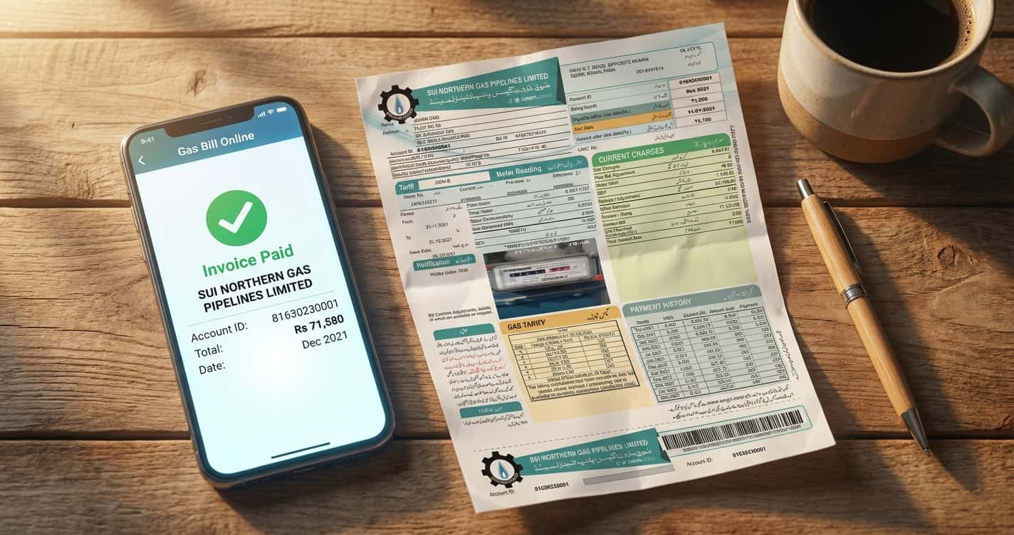 Sui Gas Bill Kaise Check Kare